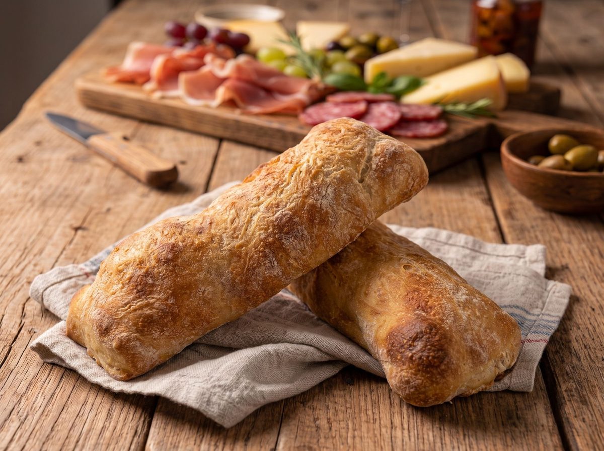 Pan ciabatta artesanal De Origen, bolsa x 12 unidades - panadería mayorista Córdoba